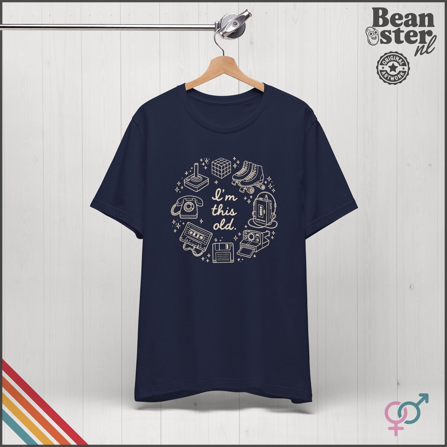I'm This Old T-Shirt | Funny Retro Vintage Tee