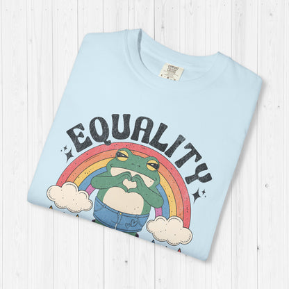 Equality Hurts No One Funny Frog Shirt 🌈