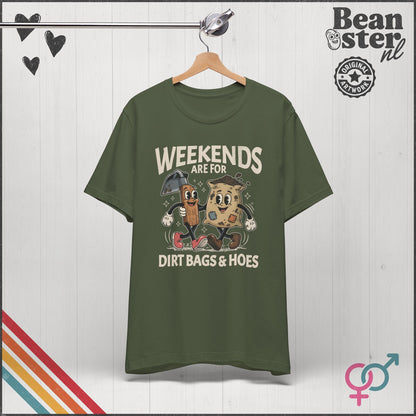 Hoes And Dirt Bags Graphic Tee – Funny Adult Humor Shirt