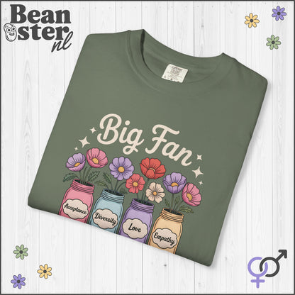Cute Jar Graphic Tee – Human Rights Flower Slogan Shirt