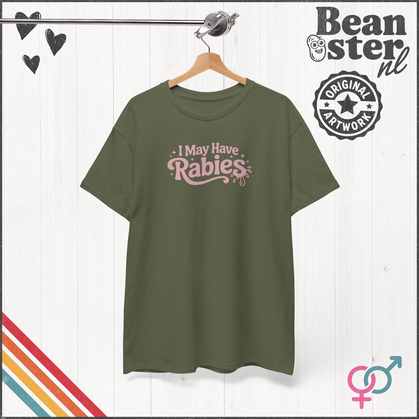 May Have Rabies T-Shirt – Funny Original Adult Graphic Tee