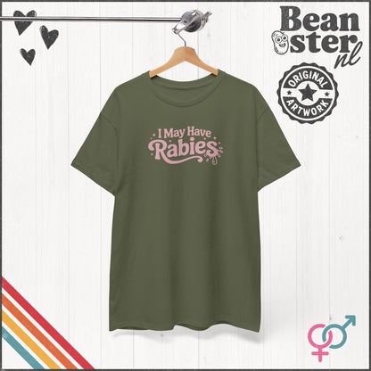 May Have Rabies T-Shirt – Funny Original Adult Graphic Tee