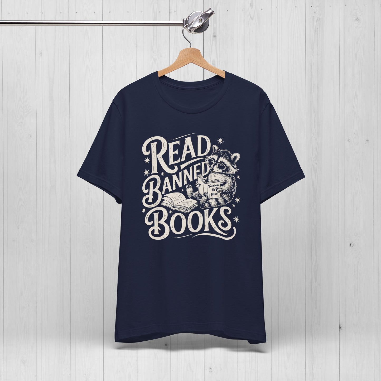Read Banned Books Raccoon Shirt