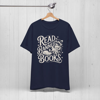 Read Banned Books Raccoon Shirt