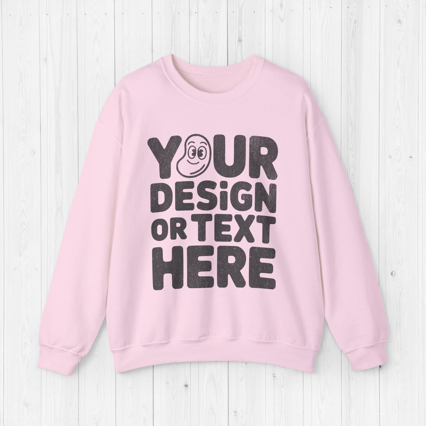 Custom Unisex Sweatshirt –  Personalized Sweater 18000
