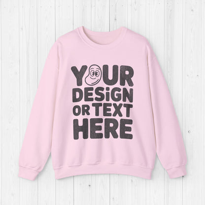 Custom Unisex Sweatshirt –  Personalized Sweater 18000