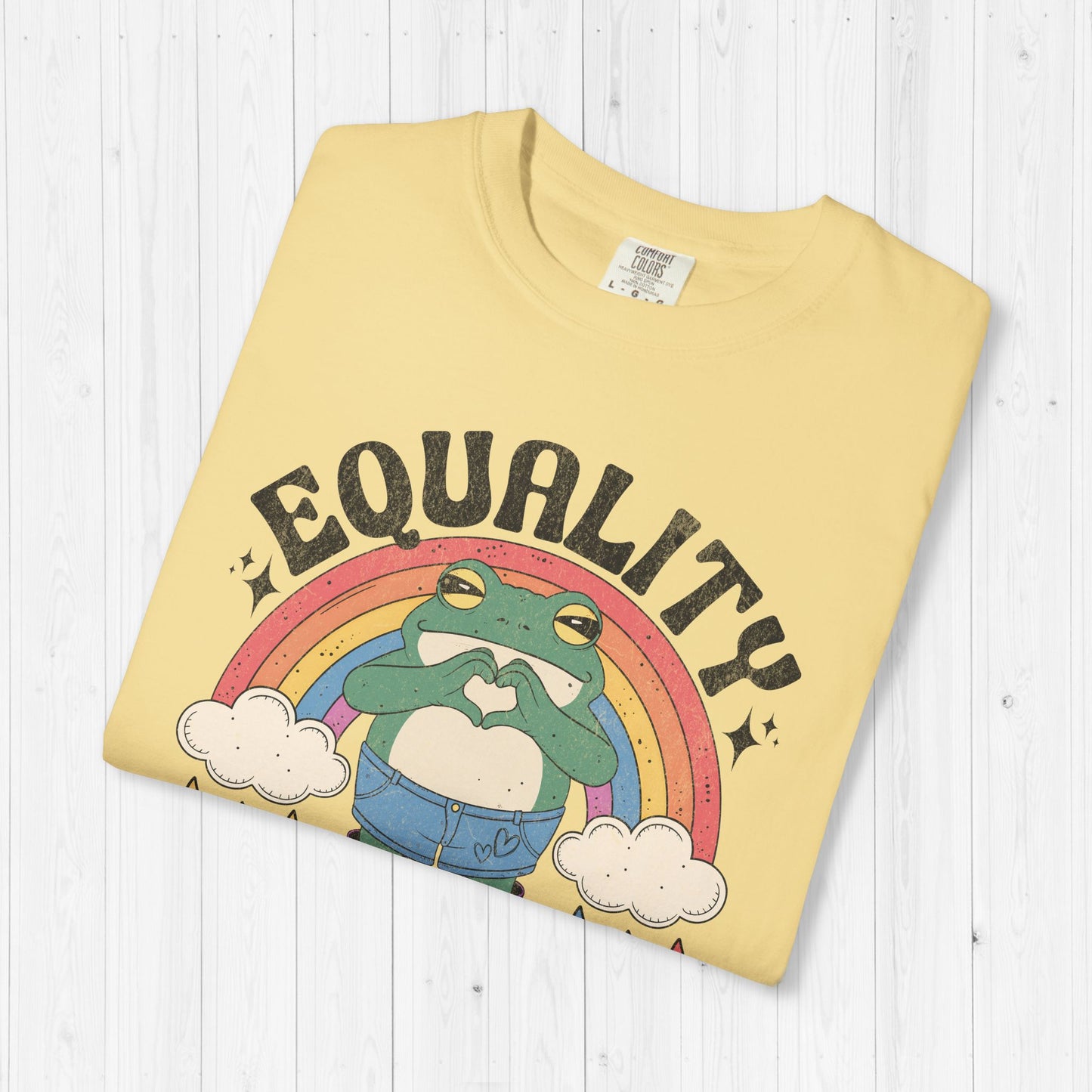 Equality Hurts No One Funny Frog Shirt 🌈