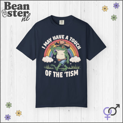 Touch Of The Tism Cowboy Frog Rainbow Shirt