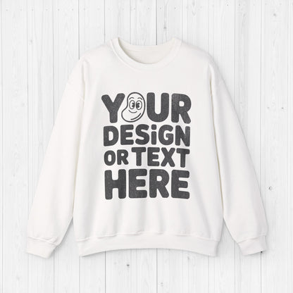 Custom Unisex Sweatshirt –  Personalized Sweater 18000