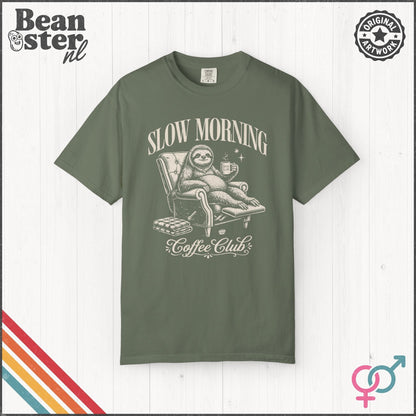 Slow Morning Coffee Club T-Shirt | Cozy Vibes Tee