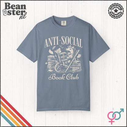 Anti Social Book Club T-Shirt for Book Lovers Shirt