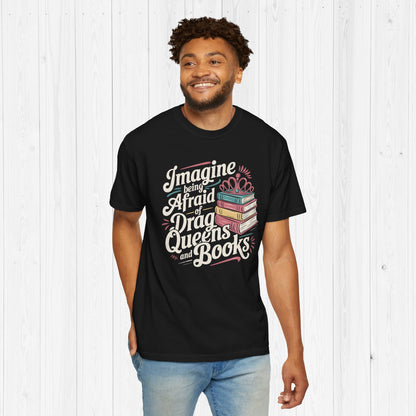 Afraid Of Drag Queens And Books Shirt