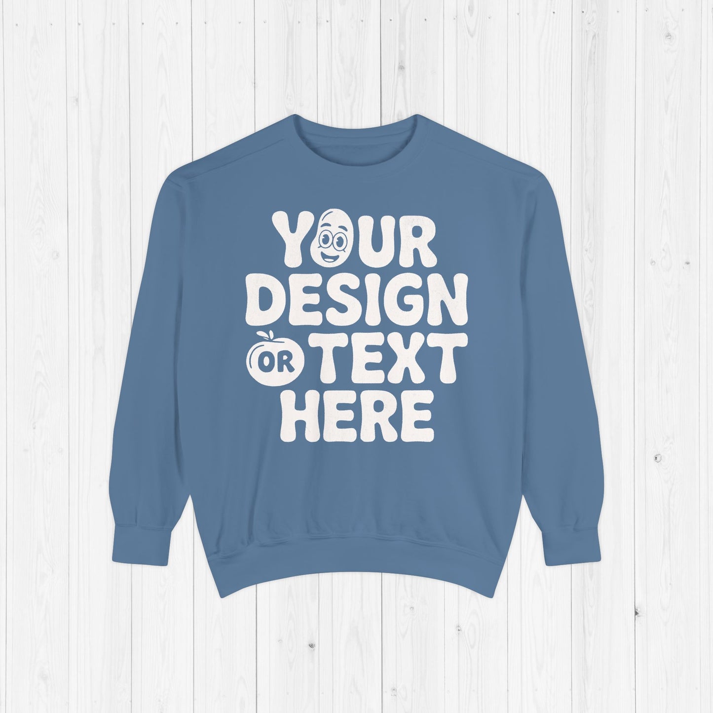 Custom Comfort Colors 1566 Vintage Personalized Unisex Sweatshirt
