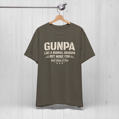 Gunpa Shirt – Funny Grandpa Definition Tee for Weapon Lover Dads