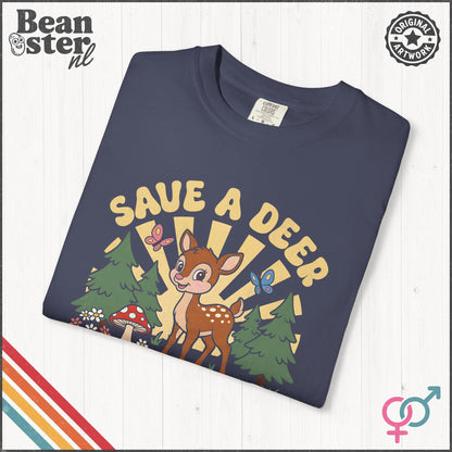 Save A Deer Hunt A Racist Funny Protest T-Shirt