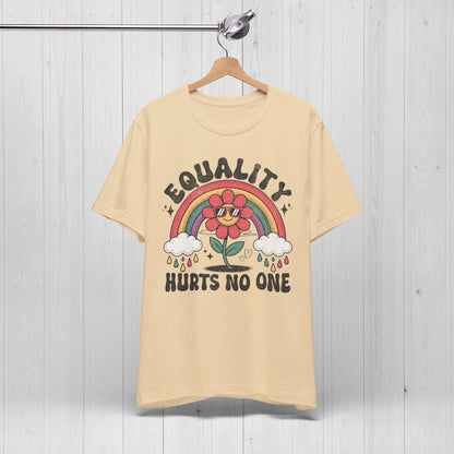 Equality Hurts No One Shirt – Groovy Pride Tee 🌈🌼