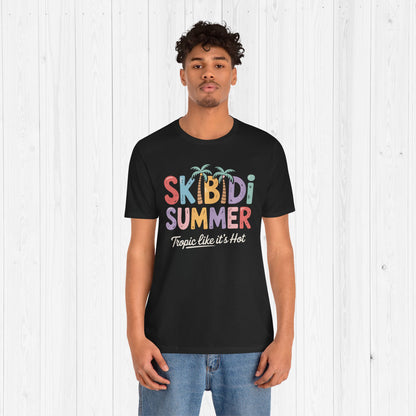 Skibidi Summer Shirt – Funny Retro Y2K Beach Vibes Tee