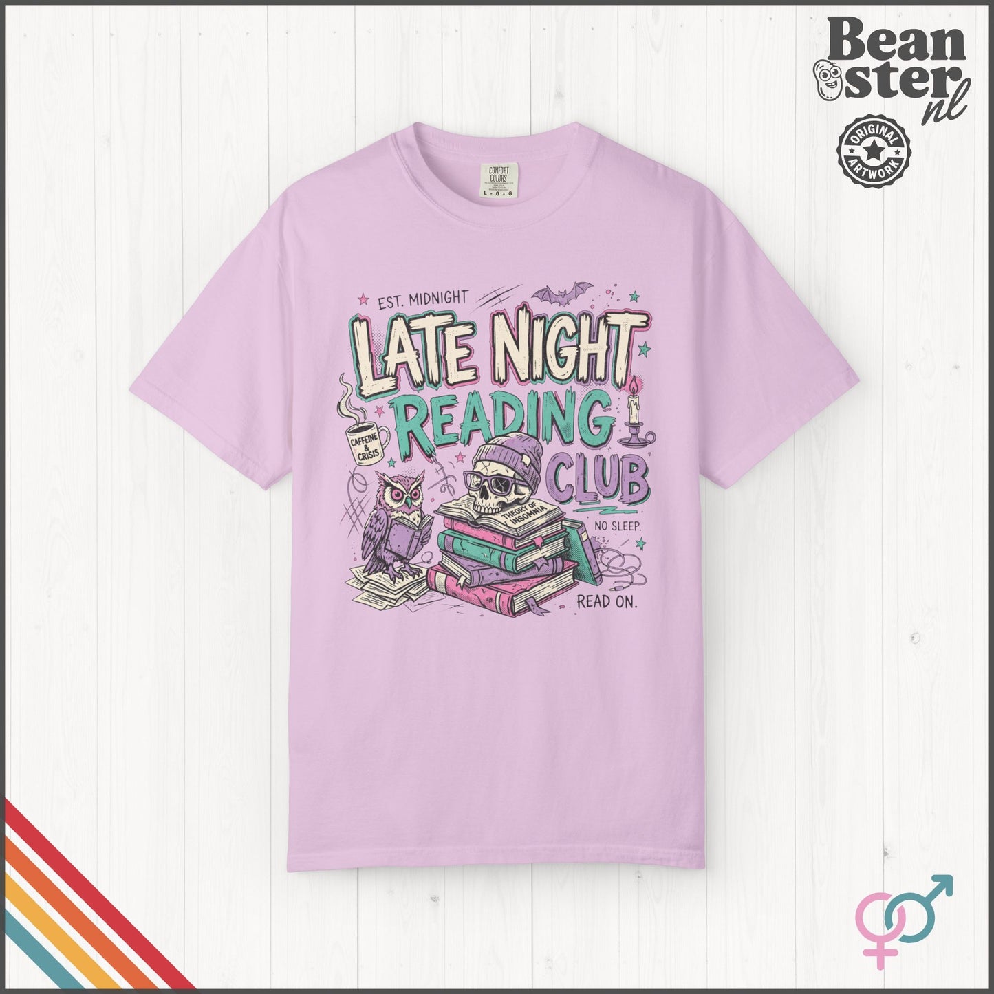 Late Night Reading Club T-Shirt | Creepy Book Lover Tee