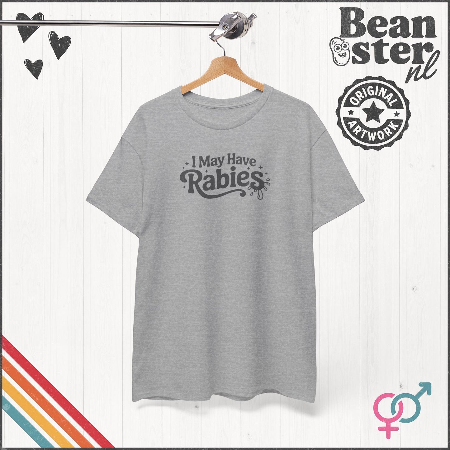 May Have Rabies T-Shirt – Funny Original Adult Graphic Tee