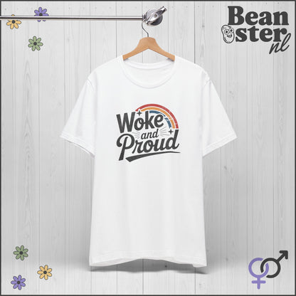 Woke And Proud Shirt | Retro Rainbow