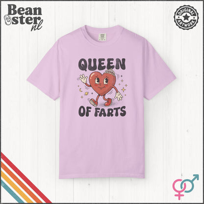 Queen Of Farts Funny T-Shirt | Gen Z Humor Tee