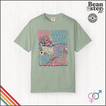 Read Banned Books Coffee Activist T-Shirt