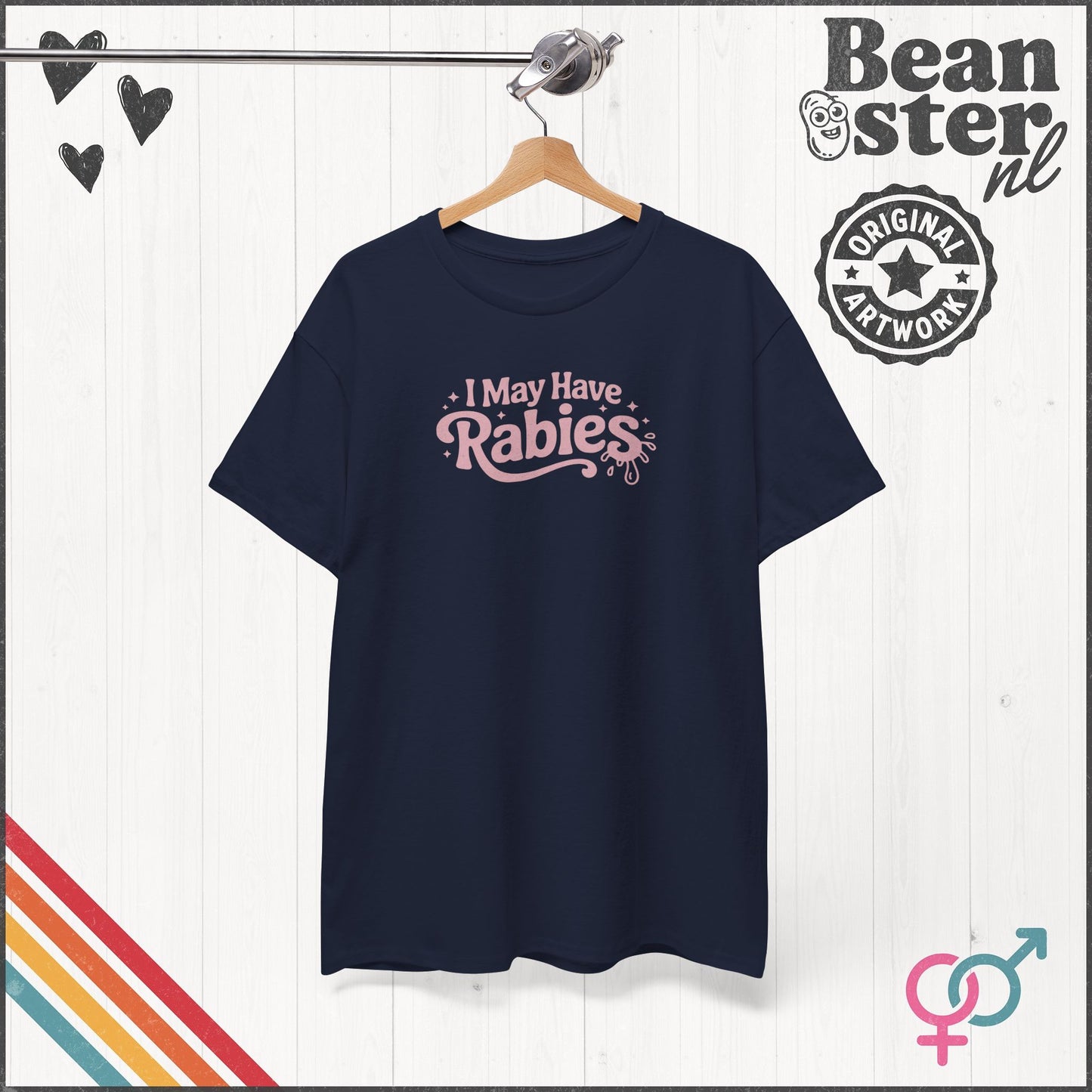 May Have Rabies T-Shirt – Funny Original Adult Graphic Tee