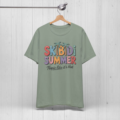 Skibidi Summer Shirt – Funny Retro Y2K Beach Vibes Tee