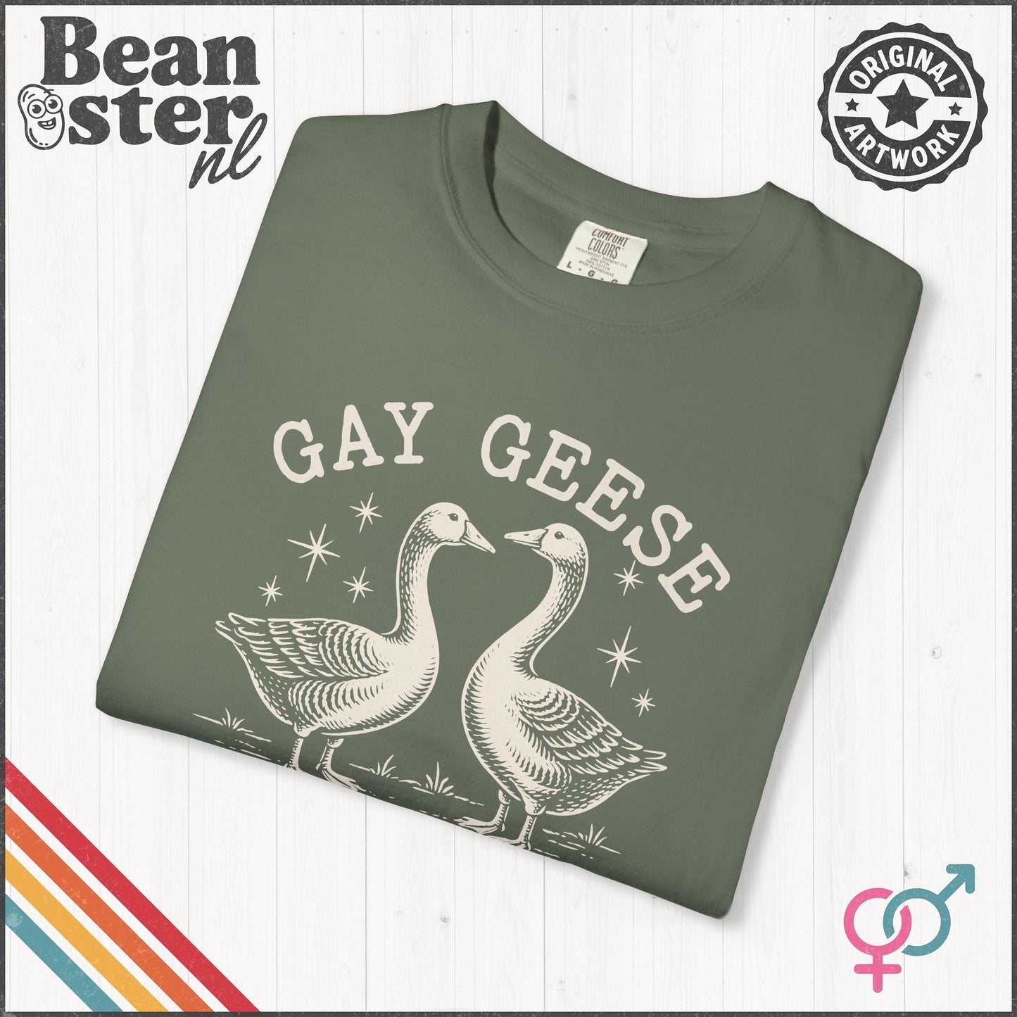 Gay Geese Funny Pride Shirt – Trendy LGBTQ Meme Tee