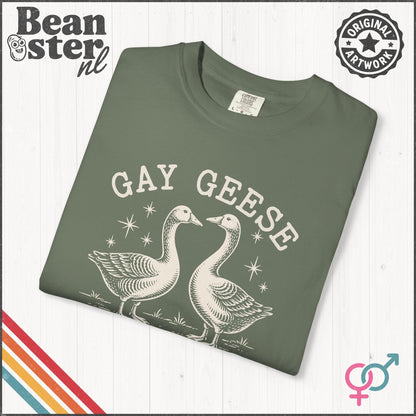 Gay Geese Funny Pride Shirt – Trendy LGBTQ Meme Tee