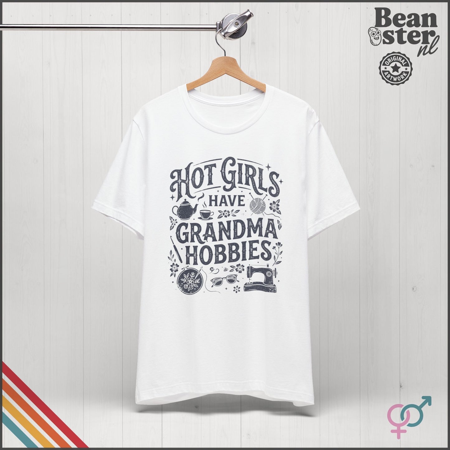 Hot Girls Have Grandma Hobbies T-Shirt | Cozy Girl Tee