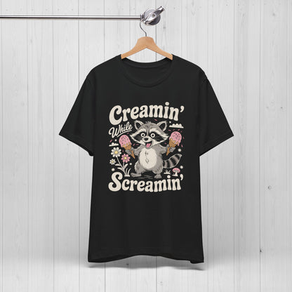 Creaming Screaming Raccoon Shirt