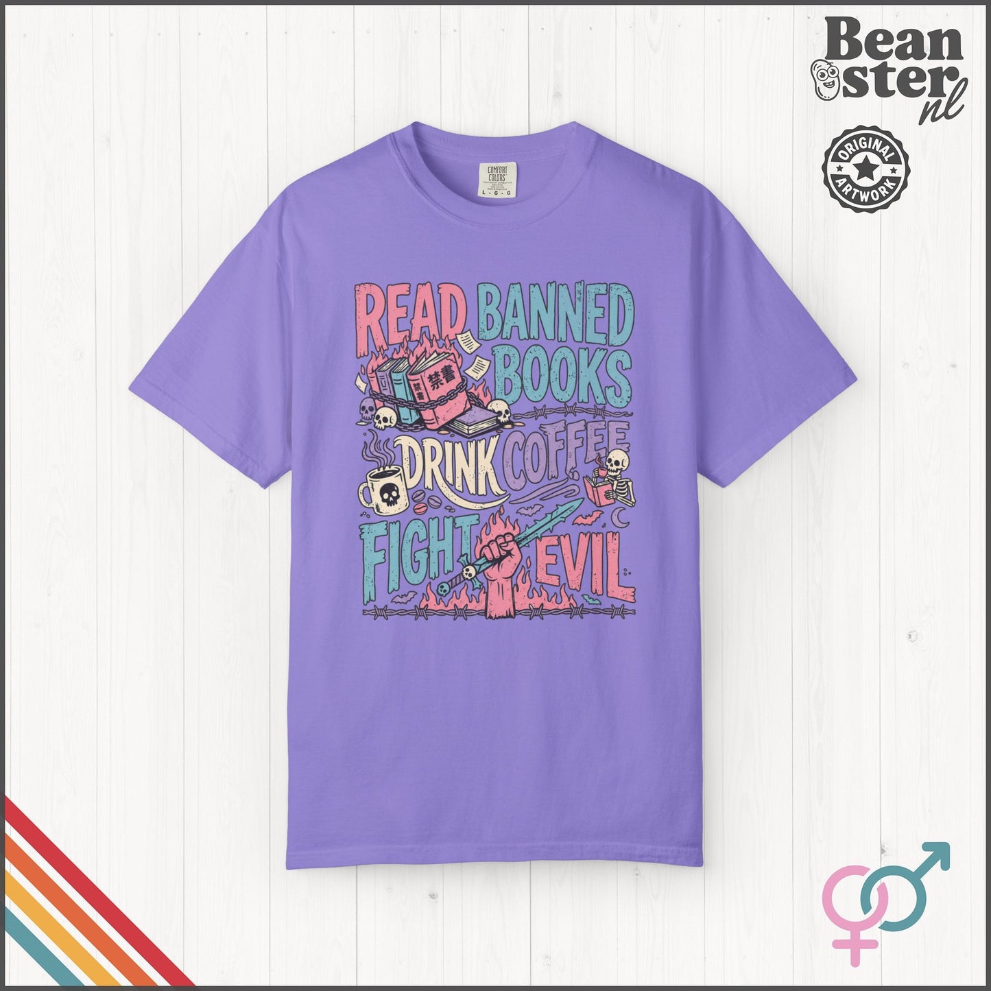 Read Banned Books Coffee Activist T-Shirt