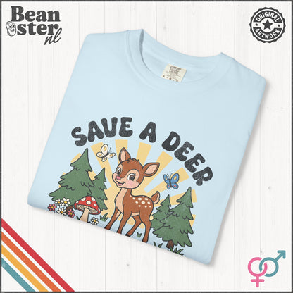 Save A Deer Hunt A Racist Funny Protest T-Shirt