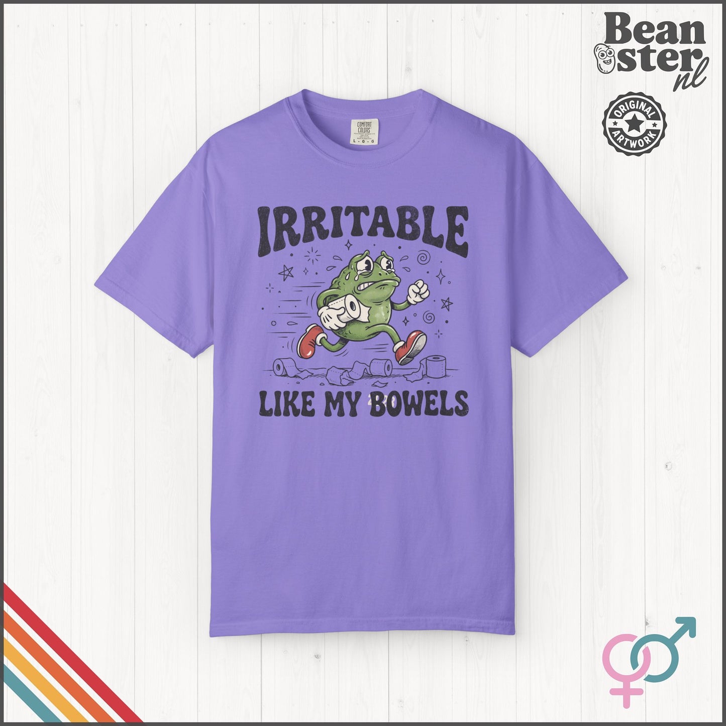 Irritable Like My Bowels | Funny IBS Humor T-Shirt