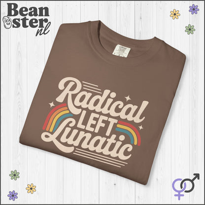 Radical Left Lunatic Retro Rainbow Shirt
