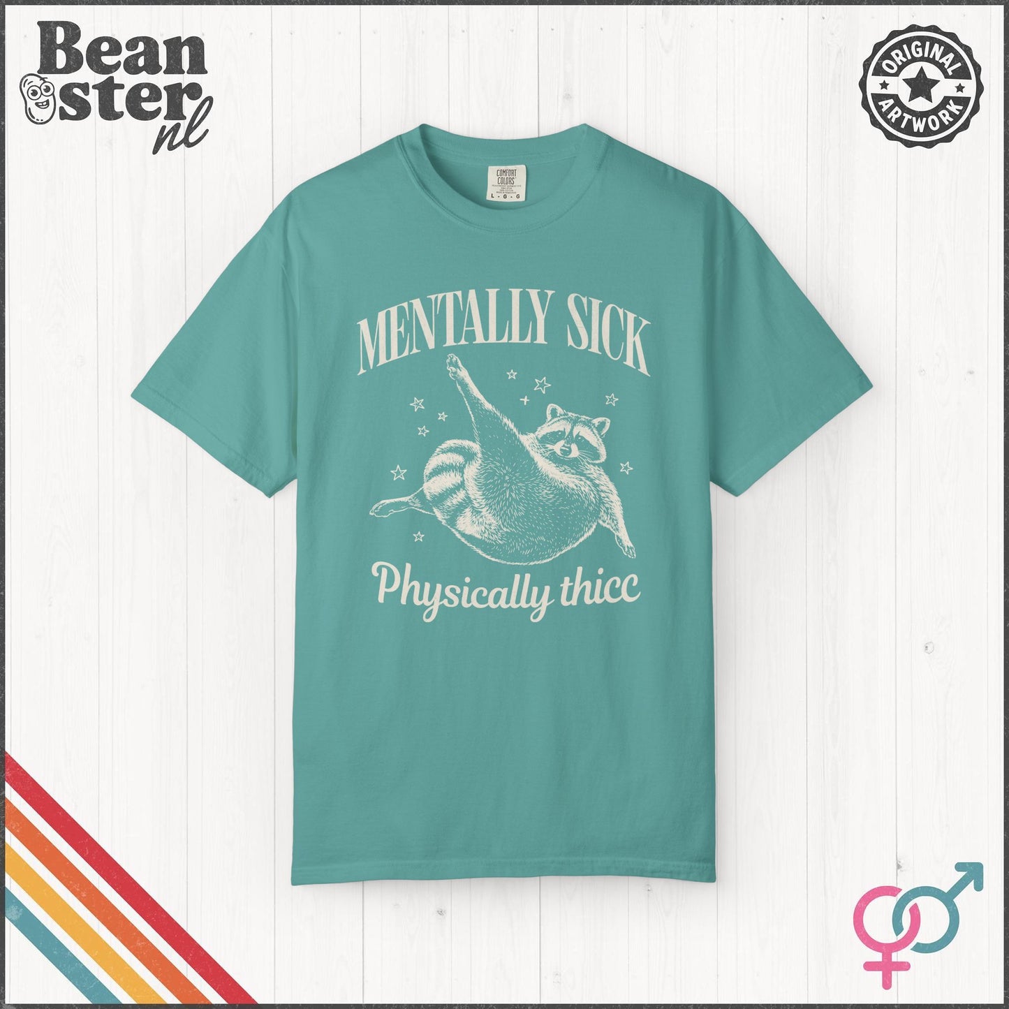 Mentally Sick Physically Thicc Funny Meme T-Shirt