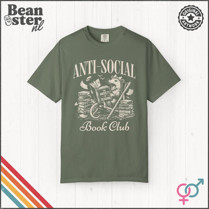 Anti Social Book Club T-Shirt for Book Lovers Shirt