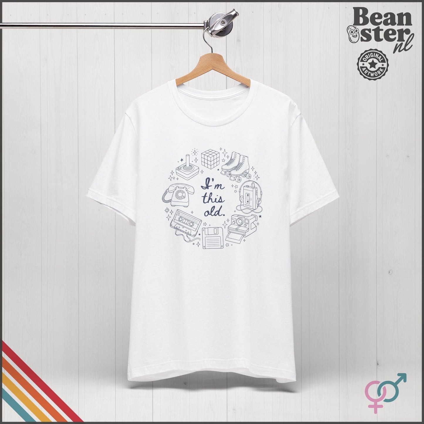 I'm This Old T-Shirt | Funny Retro Vintage Tee