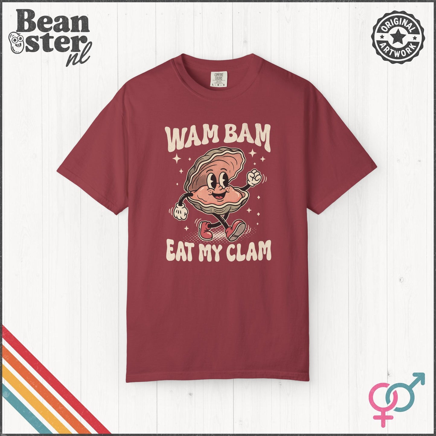 Eat My Clam T-Shirt – Funny NSFW Retro Graphic Tee