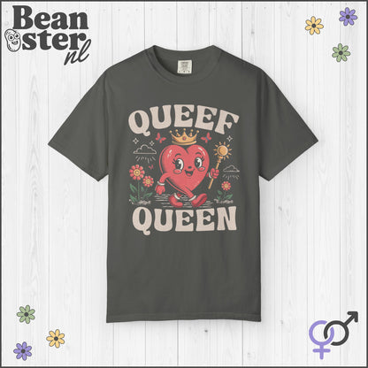 Queef Queen Retro Heart Mascot Shirt