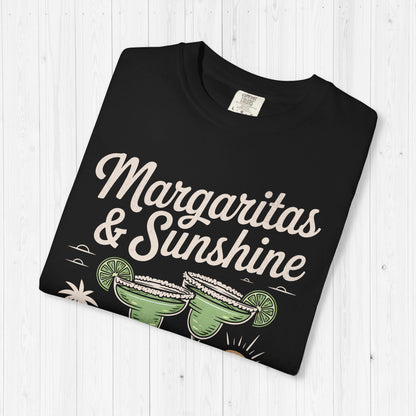 Margaritas and Sunshine Shirt – Vintage Summer Vibes Tee