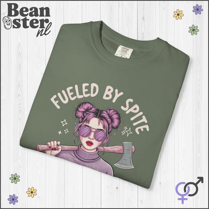 Fueled By Spite & Feminine Rage Anime Girl T-Shirt