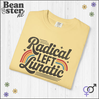 Radical Left Lunatic Retro Rainbow Shirt