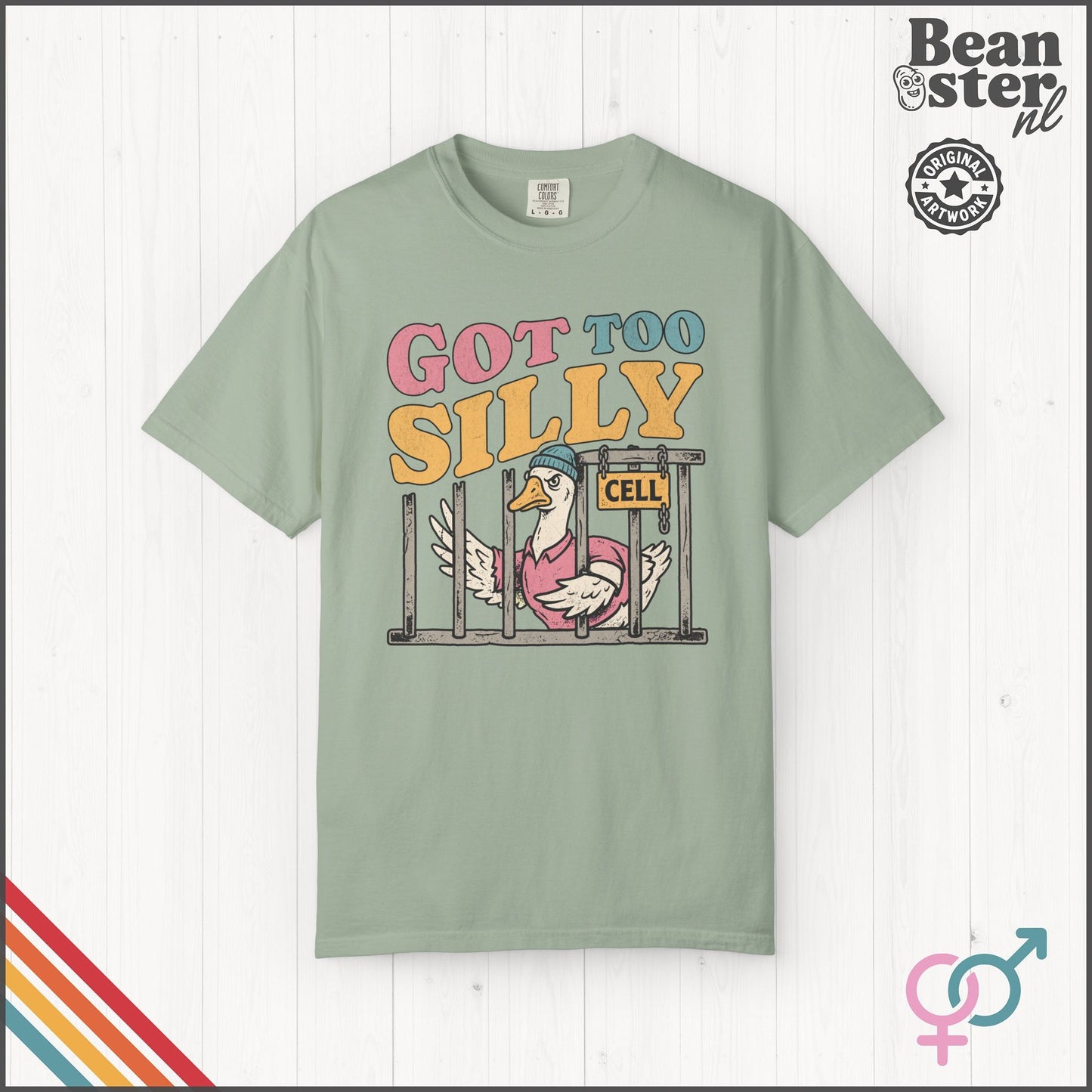 Got Too Silly Funny Graphic T-Shirt | Weird Humor Tee