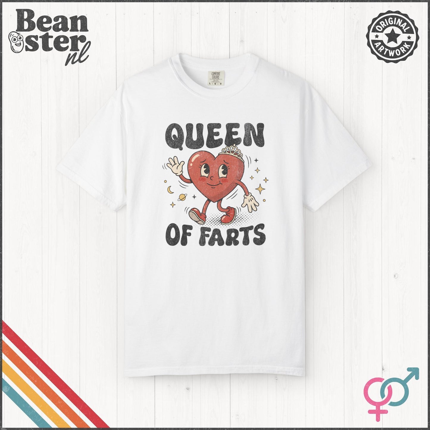 Queen Of Farts Funny T-Shirt | Gen Z Humor Tee