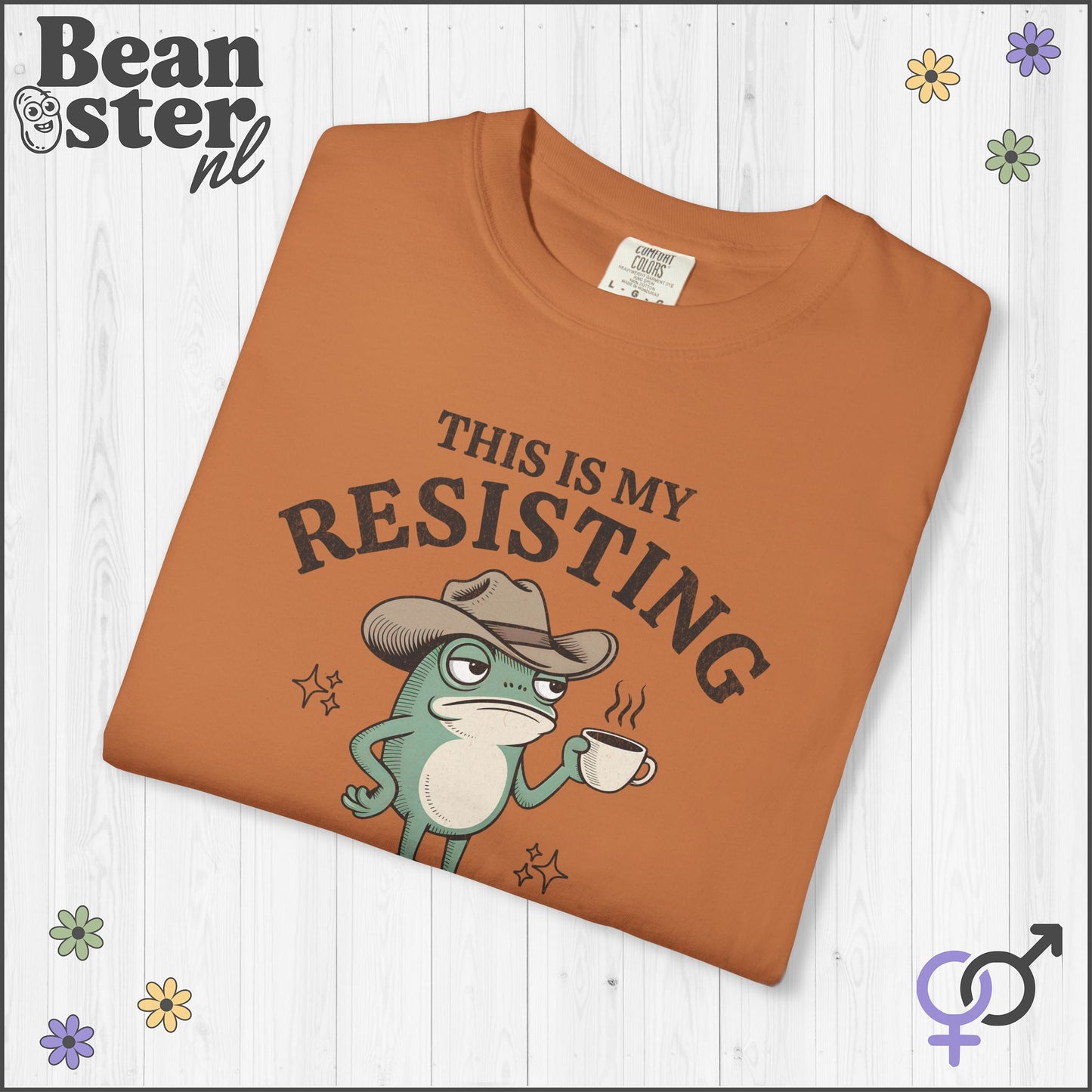 Quirky Frog Shirt – Resisting Bitch Face Tee