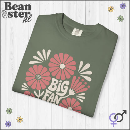 Big Fan of Human Rights | Abstract Flowers T-Shirt