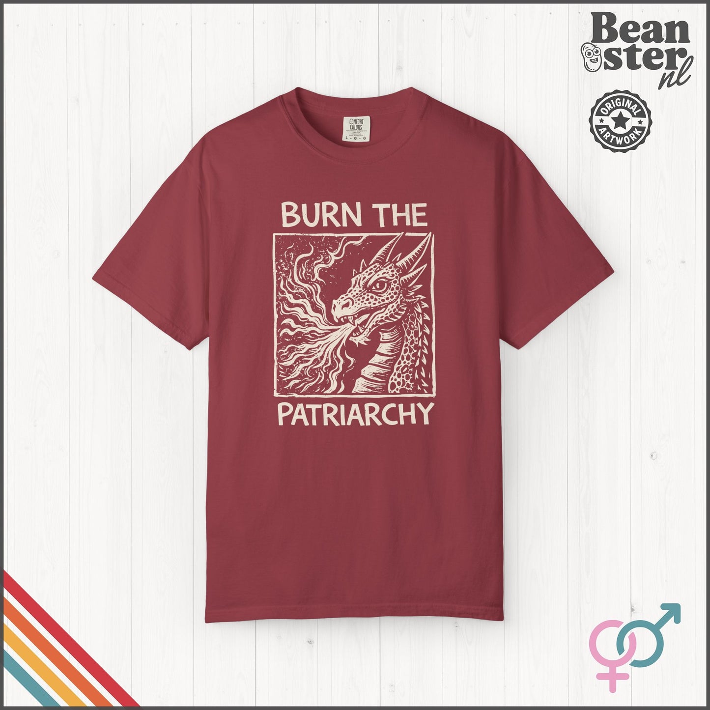 Burn the Patriarchy Feminist Graphic T-Shirt | Activist