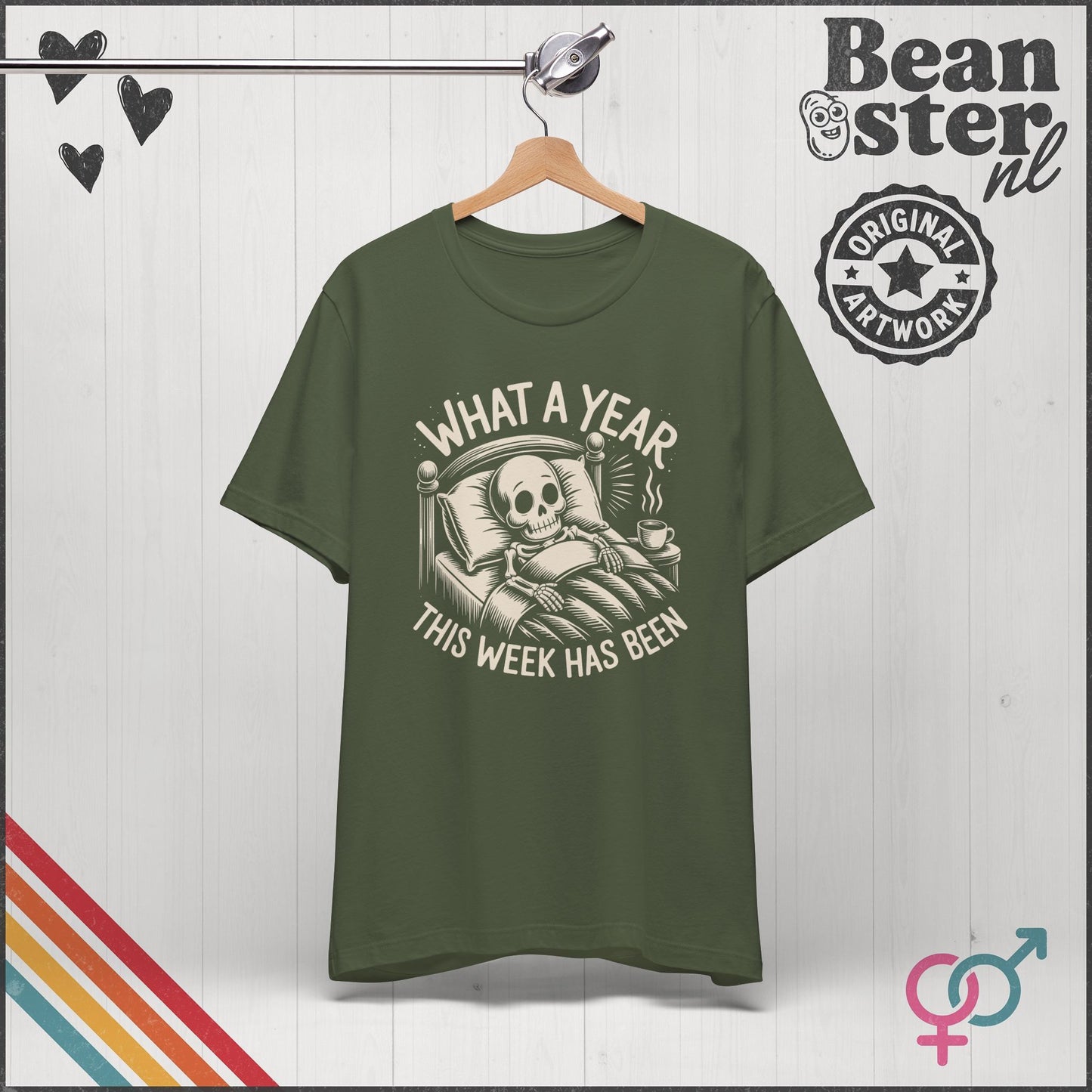 What A Week This Year Has Been Skeleton T-Shirt